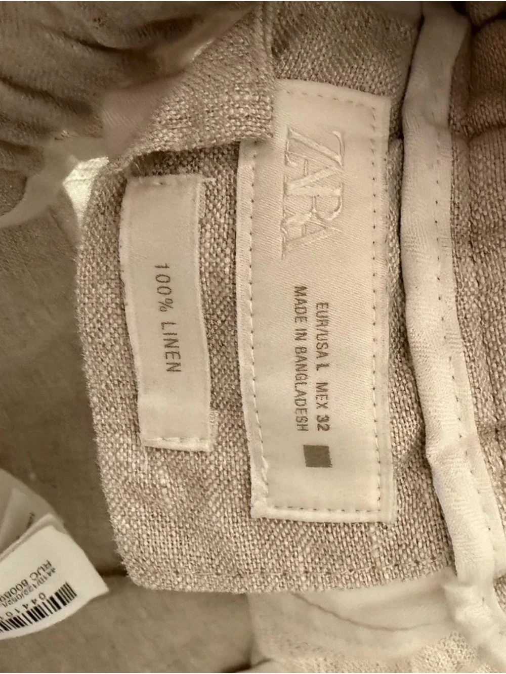 Zara Men’s Relaxed Linen Pants